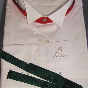 Tuxedo  Bow-Tie Mandarin Band